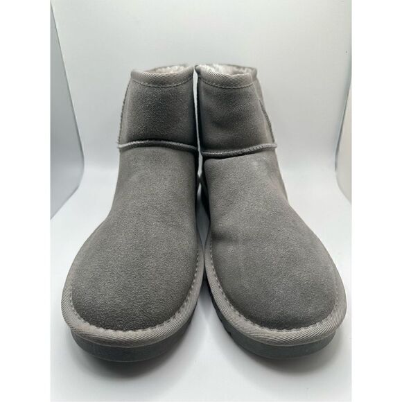 CUSHIONAIRE Women’s Cozy Boot 10 GRAY - Picture 2 of 7